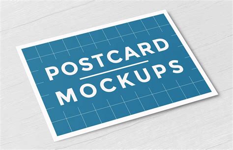 Download Free Postcard Mockup (PSD)