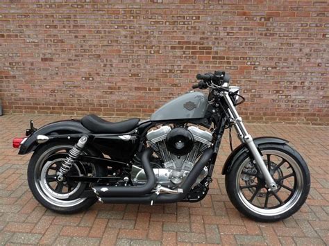 Viking dark age compact plain leather motorcycle saddlebags for sportster 883 iron xl883n. eBay: NEW Harley-Davidson Sportster XL883L Superlow Full ...