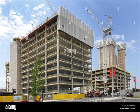 New Office Blocks Being Constructed Next To The London Olympic Park