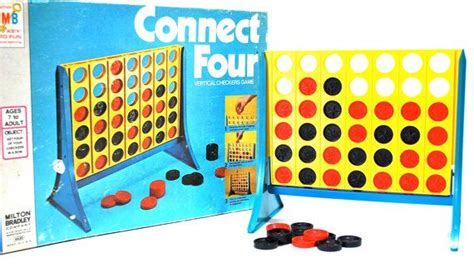 Vintage Connect Four Game By Milton Bradley Etsy Connect Four Game