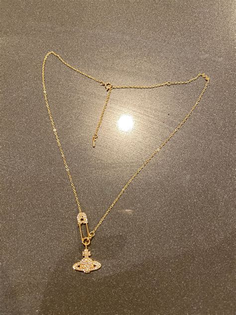 Vivienne Westwood Necklace Gold Etsy