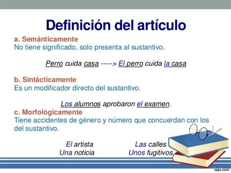 Aprendiendo Lengua Y Literatura El Artículo