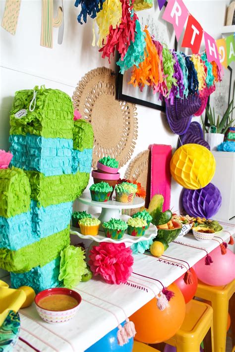 Colorful Fiesta Themed Birthday Party Tfdiaries