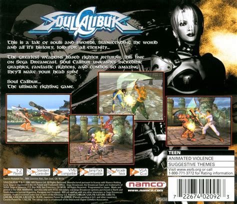 Soulcalibur Cover Or Packaging Material Mobygames