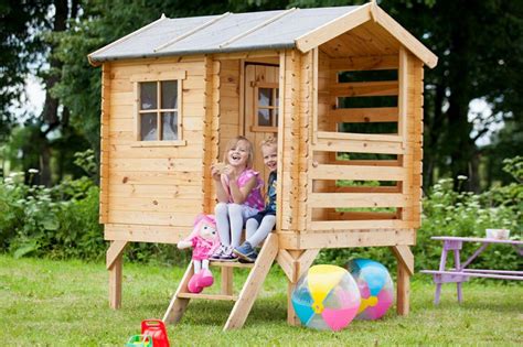 Construimos casas de madera móviles para hacer realidad los sueños de nuestros clientes. Casita Madera MAYA infantil altura 205 cm KT12807 - 439,00 ...