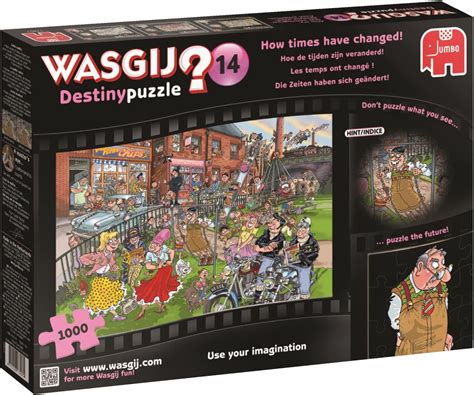 Jumbo Wasgij Destiny 14 How Times Have Changed Jigsaw Puzzle 1000