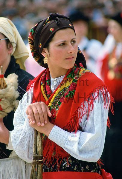 Woman Wearing Folk Costume Portugal Tim Graham Folk Costume