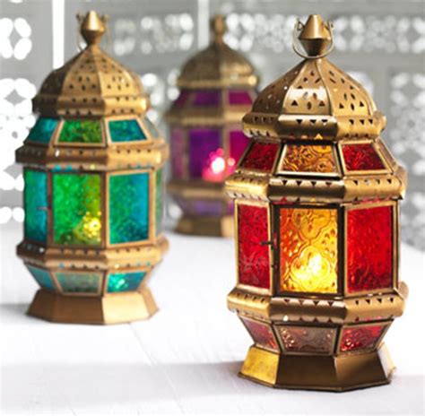 details about large moroccan octagonal lantern tea light candle holder available in 3 colours