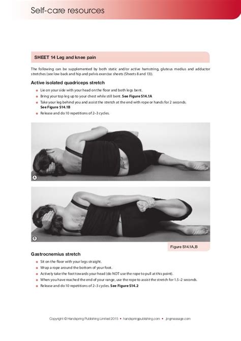 Self Care Resources Jing Massage Sheet 14