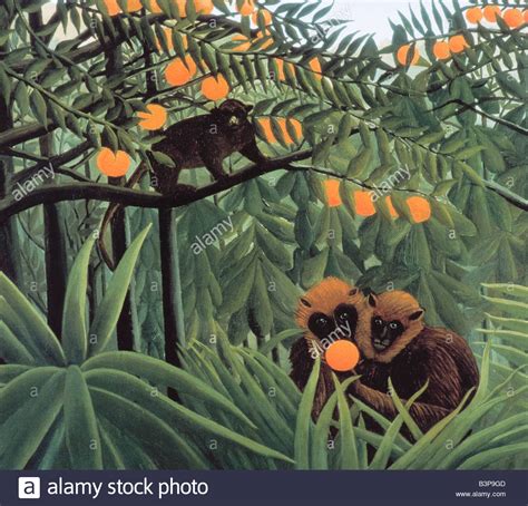 This is obviously because if you. The Monkeys in the Jungle by Henri Rousseau 1910 Stock ...