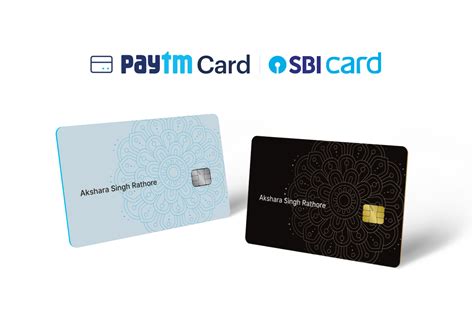PayTM, SBI select dzcard for contactless dual interface credit card 