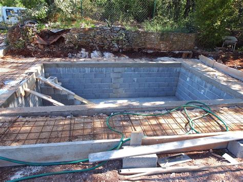 How To Build A Cinder Block Swimming Pool Tubpool Building A Pool