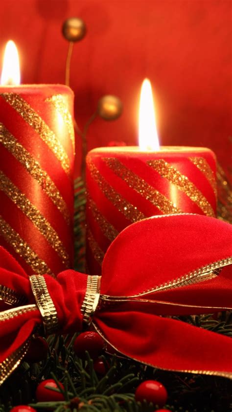 Christmas Holiday Candles Best Htc One Wallpapers