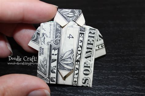 Doodlecraft Origami Money Folding Shirt And Tie