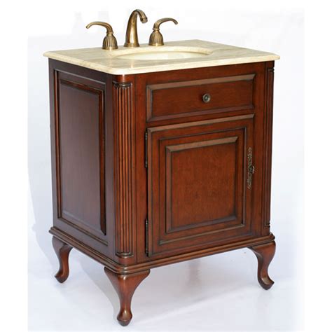 Crafted from solid and manufactured wood and finished in a neutral hue with paneled detailing, this piece showcases a classic look perfect for traditional and cottage aesthetics. 28 Inch Brit Vanity