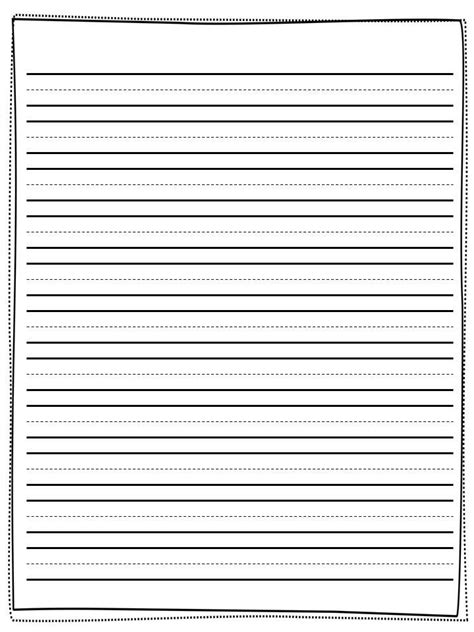 Letter Writing Templates First Grade