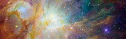 Galaxy Nebula Orion Desktop Backgrounds Dual Screen