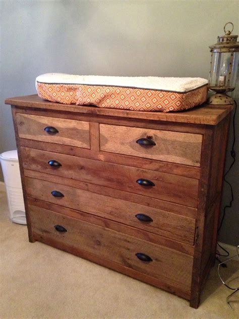 Rustic Changing Tabledresser Ordered Off Etsy Changing Table Dresser