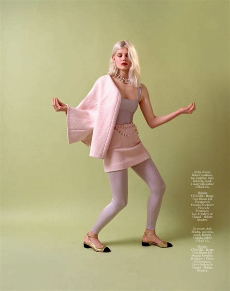 Ola Rudnicka Looks Chic In Chanel For Vogue Poland