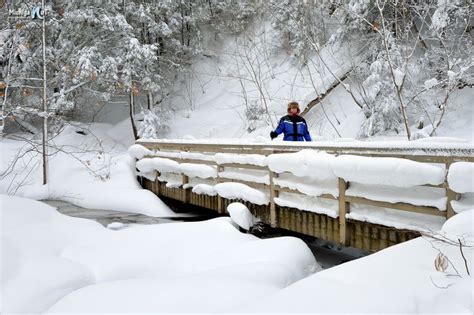 Winter Wonderland At Munising Creek Munising Michigan Michigan