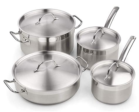 Buy Cooks Standard Professional Stainless Steel 8 Piece Cookware Set