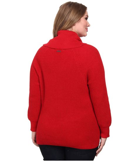 Check spelling or type a new query. Michael michael kors Plus Size Thermal Cowl Neck Sweater ...