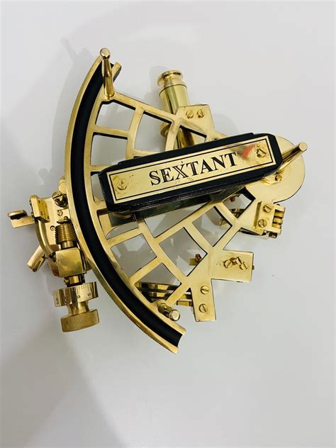 nautical 9 solid brass working sextant navigational sextant heavy sextant vintage ship astrolabe