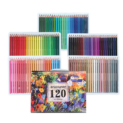 Hightune Brutfuner 4872120180 Color Pencil Set Professional Oil