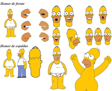 Homer Simpson Side View