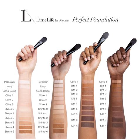 Perfect Foundation 101: The How To's | Foundation swatches, Foundation shades, Perfect foundation
