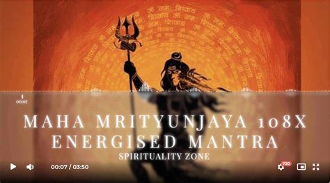 Maha Mrityunjaya Mantra Energised 1008x Advanced Version