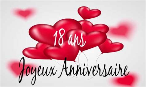 Cartes Anniversaire 18 Ans