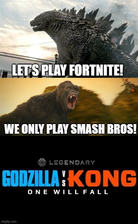 And here comes the giant fistokay but this scene is literally kong vs godzilla if kong never got bigger. Smash_ultimate godzilla vs kong Memes & GIFs - Imgflip