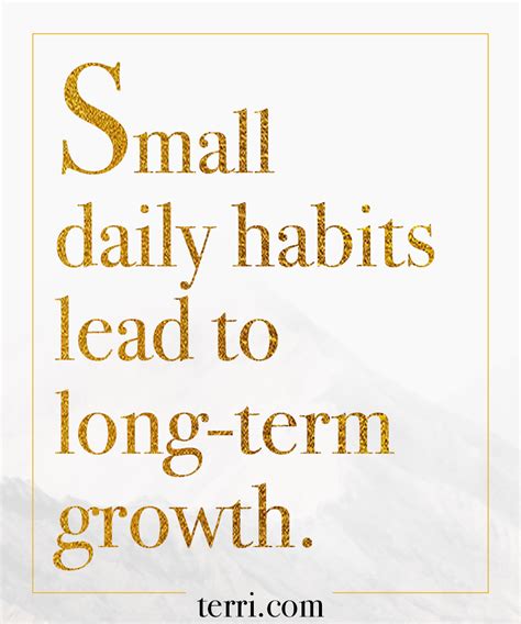 Small Daily Habits Lead To Long Term Growth For More Weekly Podcast