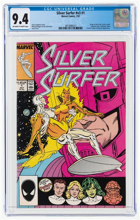 Hakes Silver Surfer Vol 3 1 July 1987 Cgc 94 Nm