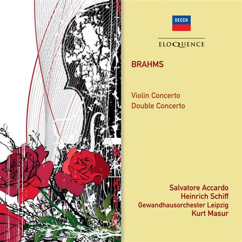 Brahms Violin Concerto Double Concerto Eloquence Classics