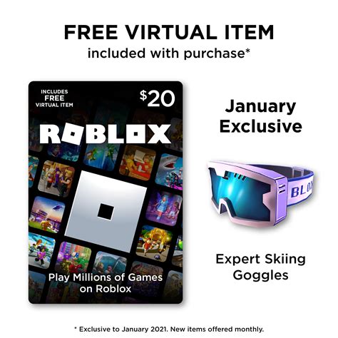 Roblox 20 Digital Gift Card Includes Exclusive Virtual Item Digital