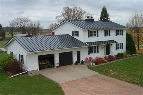 Standing Seam Roof In Charcoal Gray Metal Provided By Coated Metals