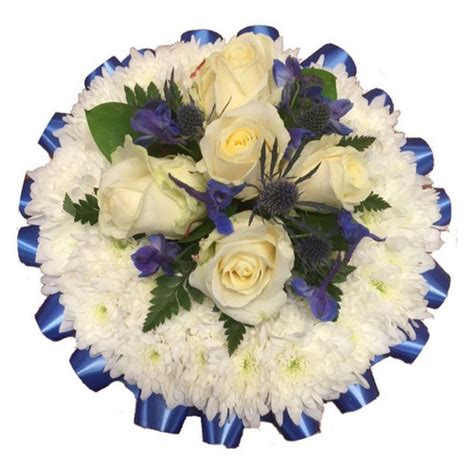 Blue And White Posy Pad 1002 Flowers By Evas