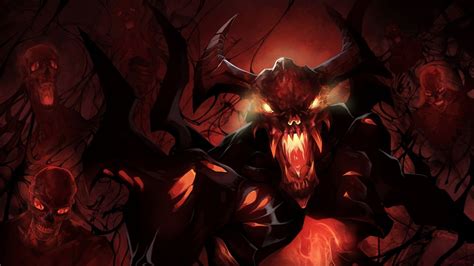 Over the ages he has claimed the souls of poets, priests, emperors, beggars, slaves, philosophers, criminals and (naturally) heroes; Laptop 1366x768 Shadow fiend Wallpapers HD, Desktop ...