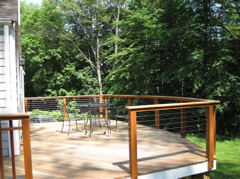 curved mahogany deck fine homebuilding