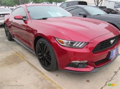 2015 Ruby Red Metallic Ford Mustang Ecoboost Premium Coupe 102793788