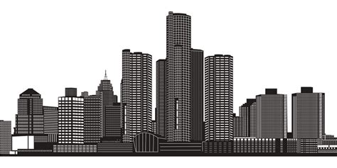 Download Detroit City Skyline Detroit City Royalty Free Vector Graphic Pixabay