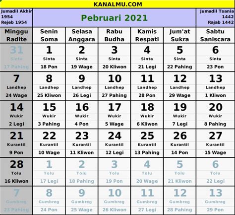 Kalender 2021 Dan Tanggal Merah Latest News Update