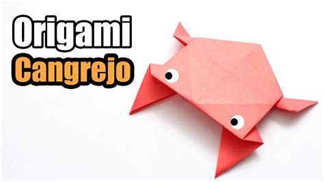 Como Hacer Un Cangrejo De Papel Animales De Papel Origami Cangrejo