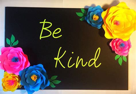 Be Kind Bulletin Board Classroom Decor For School Church Or Etsy