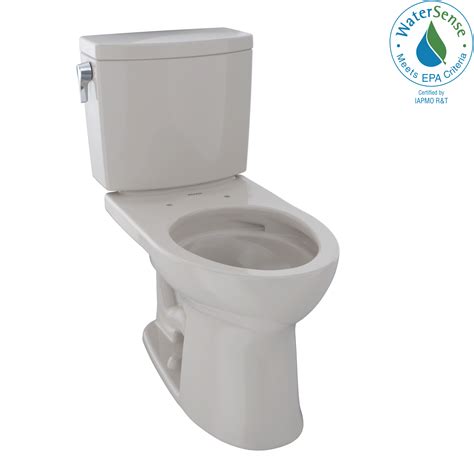 Toto Cst454cufg12 Drake Ii 1 Gpf Two Piece Elongated Toilet With