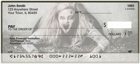 Dead Zombies Walking Personal Checks Bank Checks Now