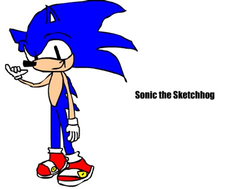 Sonic The Sketchhog By Crimiclown On Deviantart
