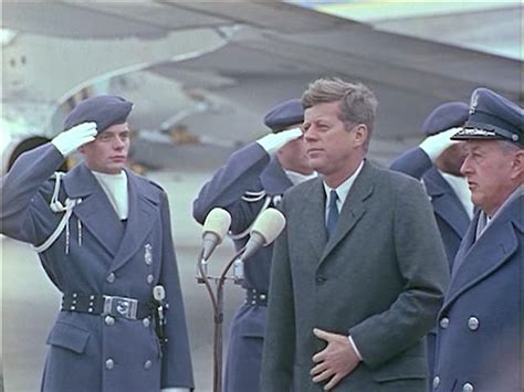 Jfk Visits Strategic Air Command Headquarters After The Cuban Missile